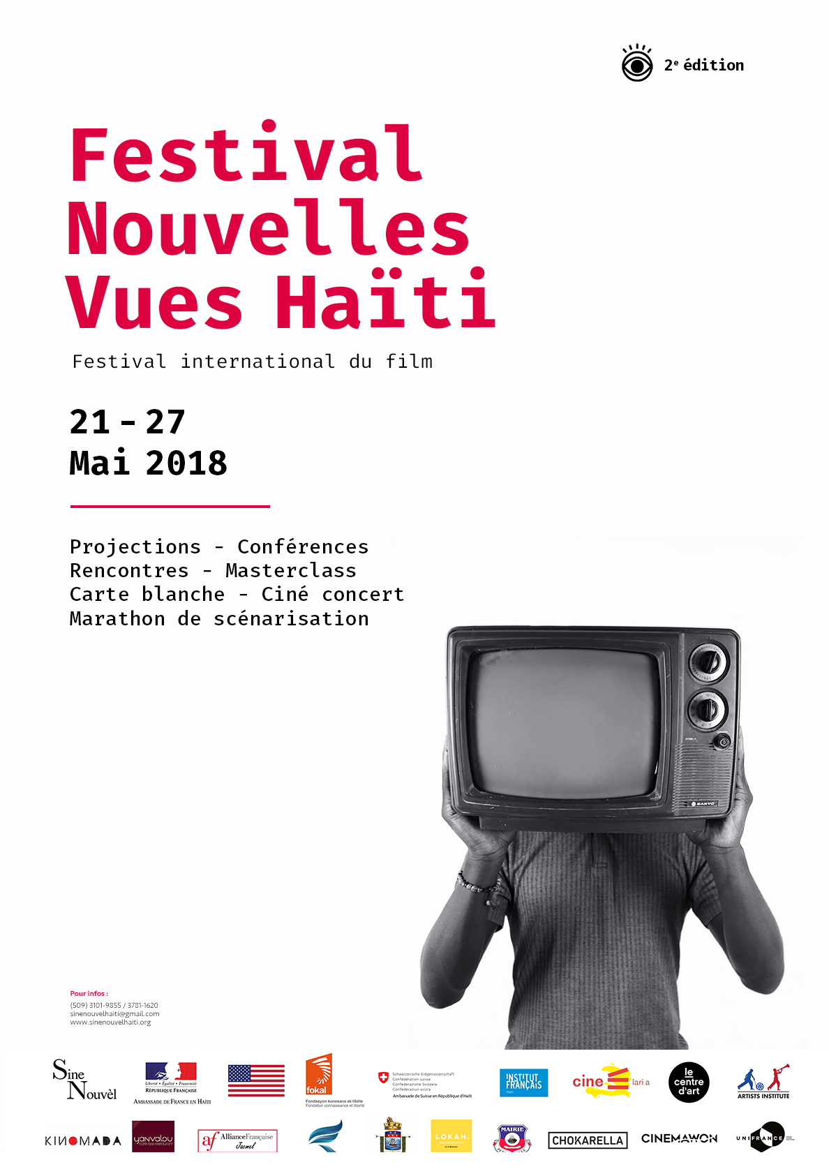 Affiche Officielle du Festival Nouvelles Vues Haiti